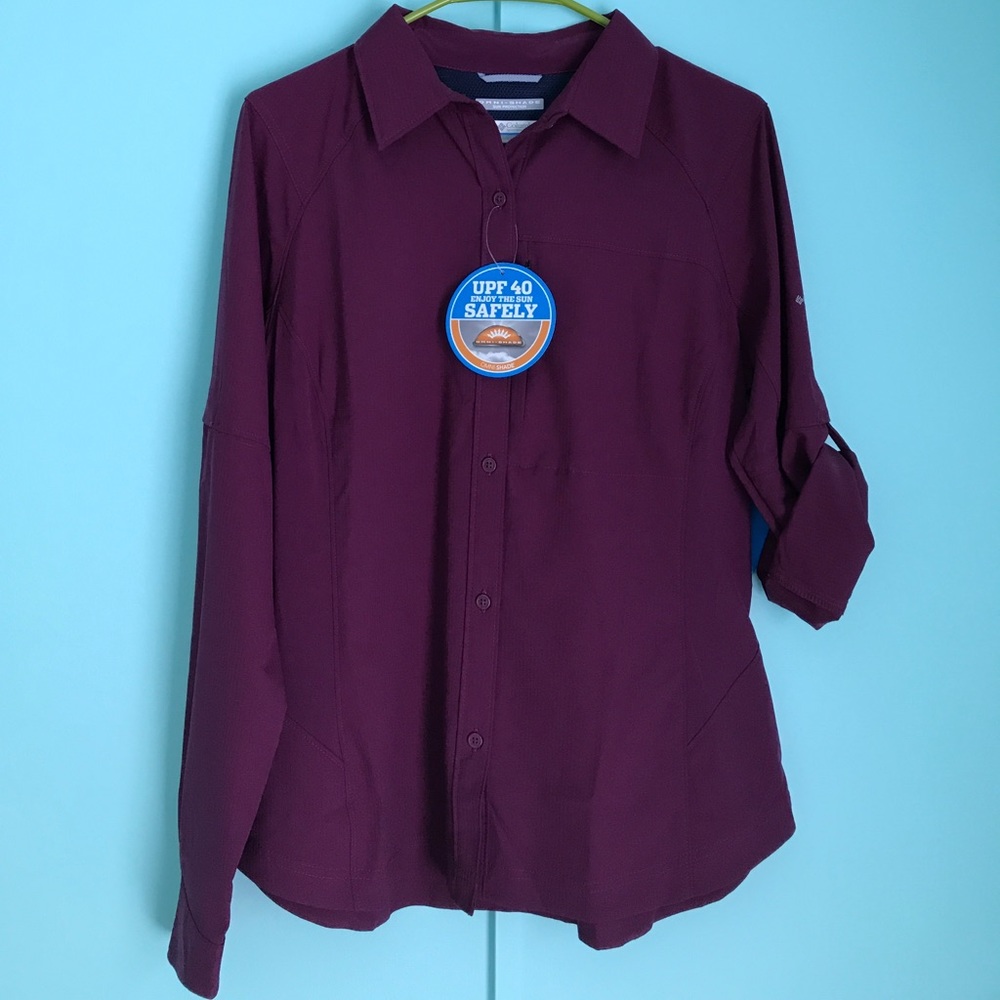 COPY - Women's Columbia long sleeve button up.